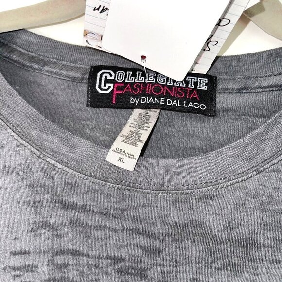 Diane Dal Lago Collegiate Fashionista Embellished USC Shirt Womens Size XL NWT - Picture 4 of 10